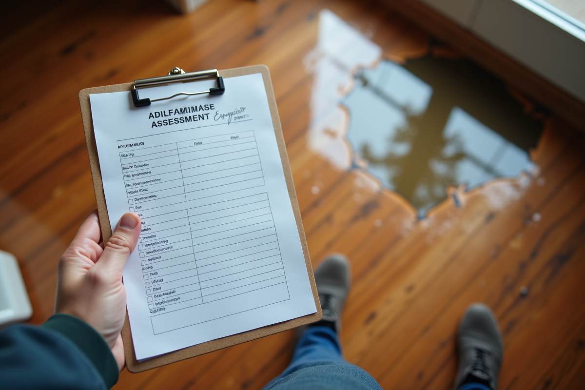 Main tenant un clipboard avec une checklist d